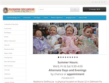 Tablet Screenshot of madisonsdollhouse.com